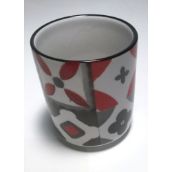 Gobelet carreau rouge