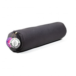 Bolster Yoga anthracite coton BIO