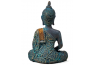 Statuette Bouddha en méditation finitions antiques