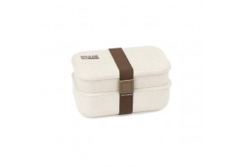 Lunch Box Yoko en fibre de riz avec couverts